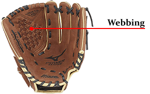baseball gloves webbing